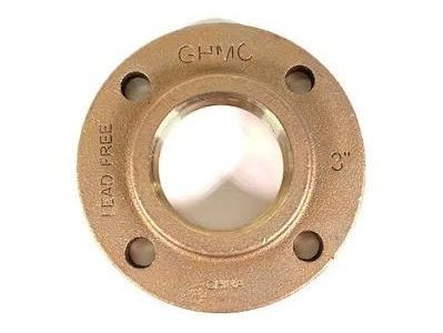 Bronze reducing flange with reduced bore connecting different pipe sizes: gunmetal and bronze reducing flanges manufacturer